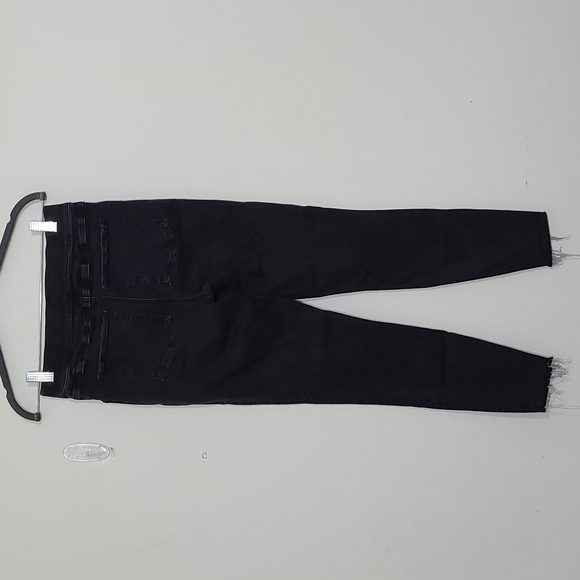 Spanx Vintage Desstressed Ankle Skinny Jeans Black Size M - Picture 4 of 8